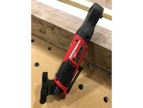 milwaukee m12 tool wall holder holders boxes tools 3d print model - Mito3D