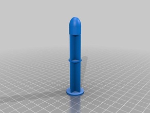 syringe plunger 3d print model - Mito3D