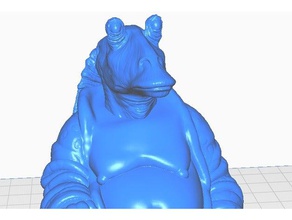 Buda jar binks star wars koleksiyonu heykeller JAR remix starwars 3d print model - Mito3D