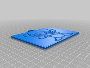 makayla bokx 2d art personalizado 3d print model - Mito3D