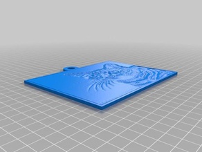 tristan 2d sanat özelleştirilmiş 3d print model - Mito3D