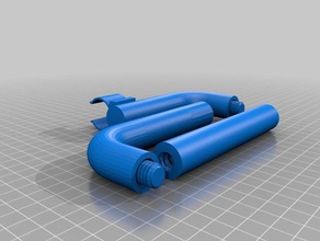 gimbal handle torch clip camera mounts 3d print model - Mito3D
