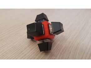 interruptor mecânico fidget cubo giratório brinquedo 3d print model - Mito3D