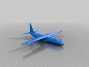 plane 3 500 mm wing span rc vehicles airplane 3d print model - Mito3D