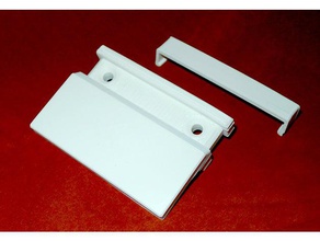 balcony door handle cover unbreakable replacement parts 3d print model - Mito3D