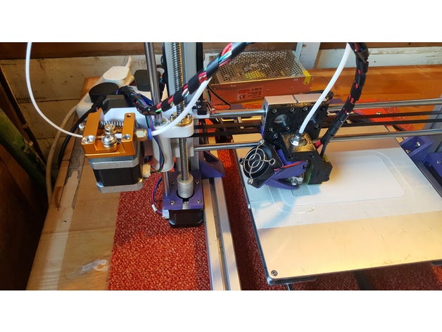 a8 anet yeni alanında monte edin 3d yazıcı parçalar e3d v6 3D print model - Mito3D