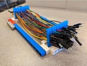 cavalier organisateur lego technic compatible bricolage électronique de l'électronique jumperwire titulaire mbl modbaselego fil support la gestion des câbles 3d print model - Mito3D