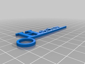 llavero - héctor personalizado 3d print model - Mito3D
