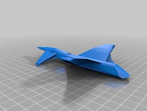 avion à réaction de type dobson 3d l'impression 3d print model - Mito3D