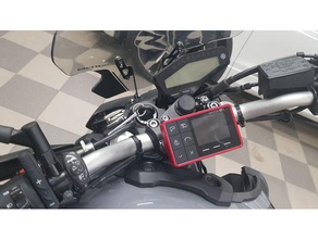 yanosik gtr mount yamaha mt 09 motosiklet bağlar monte edin mt09 3d print model - Mito3D
