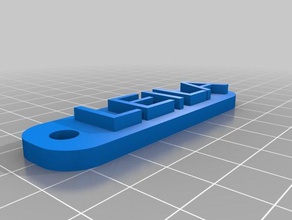 leila yağ Anahtarlık işaretler logoları özelleştirilmiş 3d print model - Mito3D