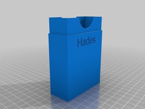 malvagio ade deck box slim giochi personalizzato 3d print model - Mito3D