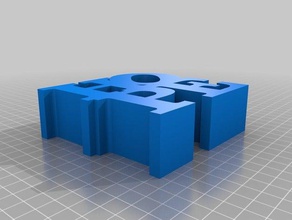 julia özelleştirilmiş word heykel 3d print model - Mito3D