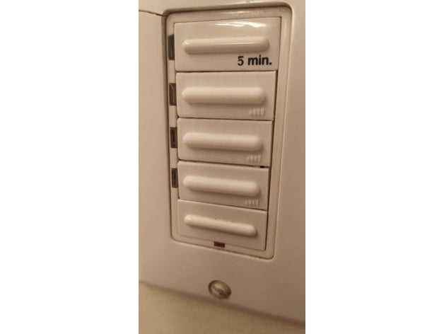 replacement bathroom timer button diy part 3D print model - Mito3D
