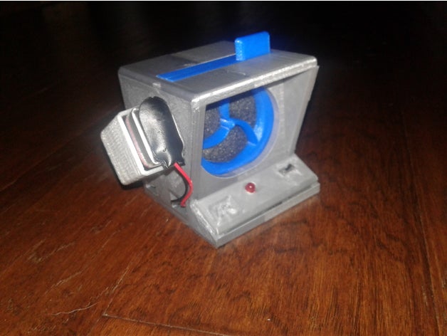 portátil extractor de fumos 3d impressão filtro ar poeira os solda ajuda ferramenta 3D print model - Mito3D