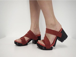 bye baby-chunky heels 3d drucken 3d print model - Mito3D