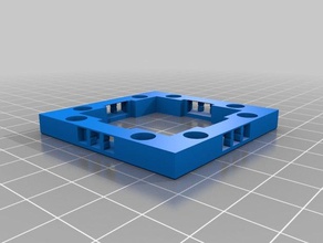 my customized openforge 20 bases 2x2 toy game accessories 3d print model - Mito3D