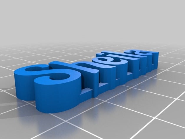 sheila aladin personalizado 3D print model - Mito3D