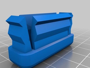 kundengebundene Stuhl-Fuß-Rohr end-Kappe 3d print model - Mito3D