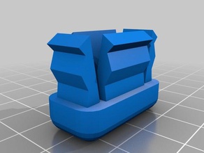 customized chair foottube end cap small replacement parts 3d print model - Mito3D