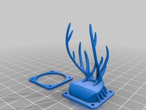 la cornamenta de fatshark ventilador 3d impresión 3d print model - Mito3D