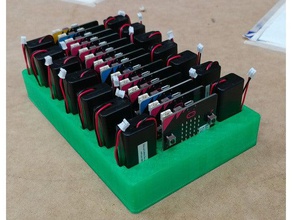 micro bit class rack 3d print model - Mito3D