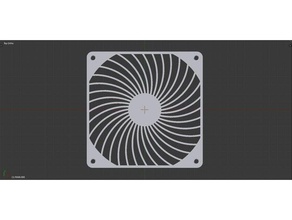 140 mm ventilateur grill air penetrator de style ordinateur nf-a14 noctua 3d print model - Mito3D