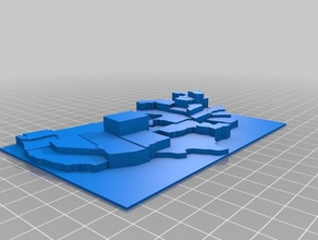 opioid overdose map learning customized 3d print model - Mito3D