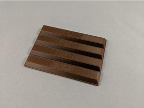 kit-kat barra de chocolate 3d print model - Mito3D