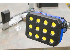 yüksek hızlı led flaş kamera LED bağlama 3d print model - Mito3D