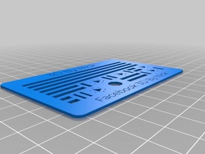 mi personalizados thingiverse personalizada de la tarjeta negocios personalizado 3d print model - Mito3D