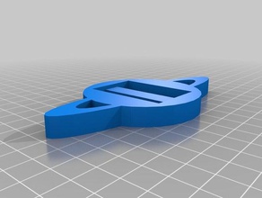 saturn strap clasp 3d print model - Mito3D