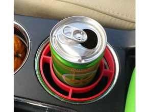 2013 ford flex 8 12 oz slim can cup holder adapter beverage car cupholder soda 3d print model - Mito3D