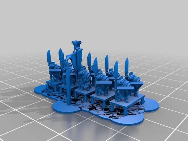 remix stormvermin jogos épico escala épica fantasia wargaming warmaster 3D print model - Mito3D