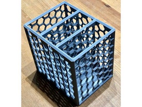 bıçak dergi hexbox organizasyon ar15 magazine hexagon tutucu 3d print model - Mito3D