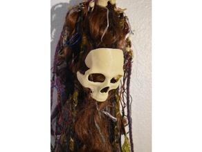 cranio parrucchino umano 3d print model - Mito3D