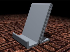 téléphone moderne stand bureau de ménage 3d print model - Mito3D