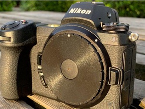pinhole nikon z-mount fotografia a câmera 3d print model - Mito3D