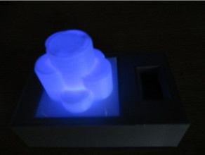 rgb-Licht-adapter Dekor adpatation wechselnden Lichter ändern von Farben deco Licht änderung nachtlicht Nacht-Licht wiederverwendet 3d print model - Mito3D