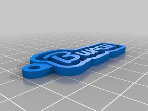 burcu Anahtarlık özelleştirilmiş 3d print model - Mito3D