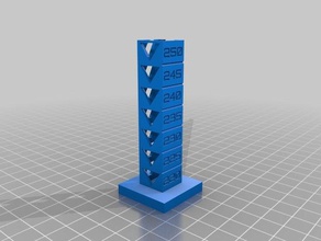 temp Turm 220-250 5 kundengebundene 3d print model - Mito3D