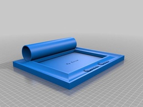 jared gerundeten picture frame -- kundengebundene 3d print model - Mito3D
