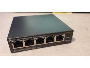 tp-link 5-port-poe-switch-blank-tl-sg1005p 3d print model - Mito3D