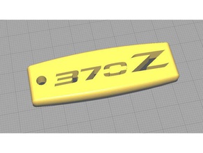 370z key ring chain automotive 3d print model - Mito3D
