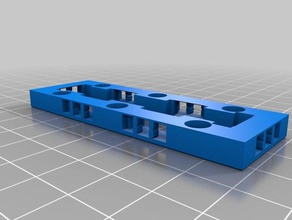 my customized openforge 20 bases 1x3 toy game accessories 3d print model - Mito3D