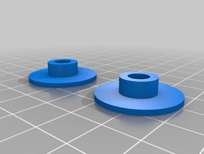 33 record-adapter-Mausefalle-Auto-Räder engineering 3d print model - Mito3D