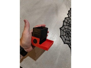 remixed compact dice tower tray extruder 3d print model - Mito3D