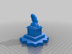 estátua moai 3d print model - Mito3D