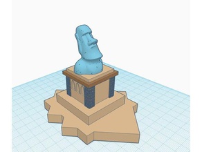 estatua moai esculturas 3d print model - Mito3D