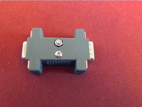 çift 9 pin d-sub-fan crossover adaptörü taraflı aracı sahipleri kutuları durumda internet üzerinden iletişim 3d print model - Mito3D